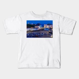 Tenby Harbour, Wales Kids T-Shirt